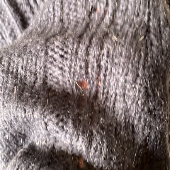 Soft surroundings women’s blue mohair blend knitted sweater in size large, tag - Picture 9 of 11
